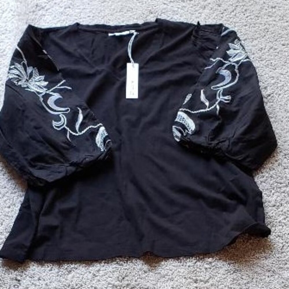 Chico's Embroidered Top
